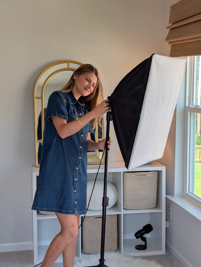 Lana's UGC studio setup and production gear